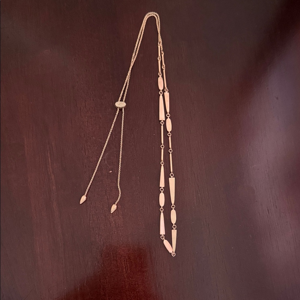 Elegant Rose Gold-Tone Necklace